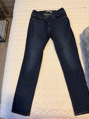 Dark Wash Skinny Jeans - Classic Indigo